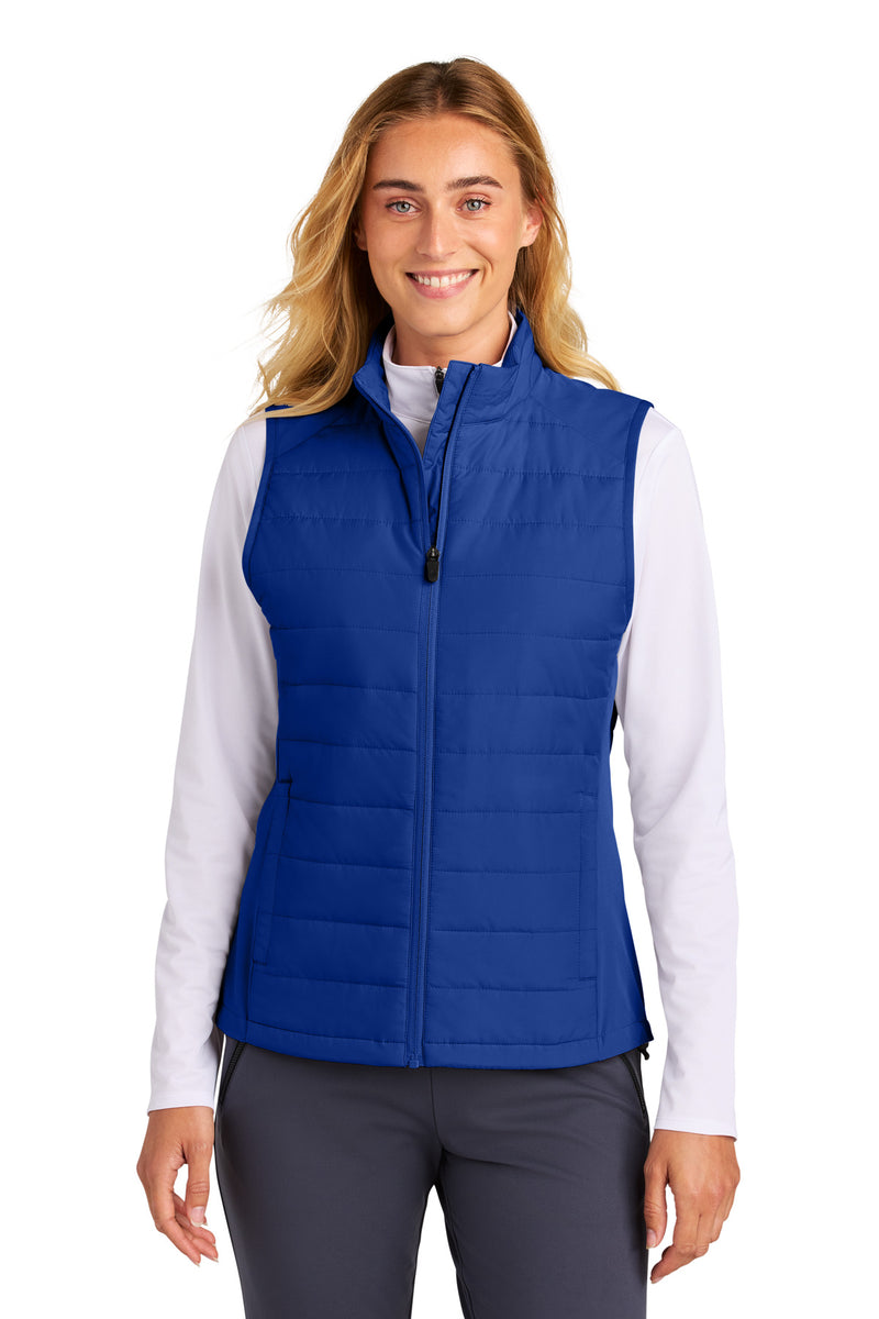 Load image into Gallery viewer, Sport-Tek Women&#39;s Teknical Hybrid Vest LST941
