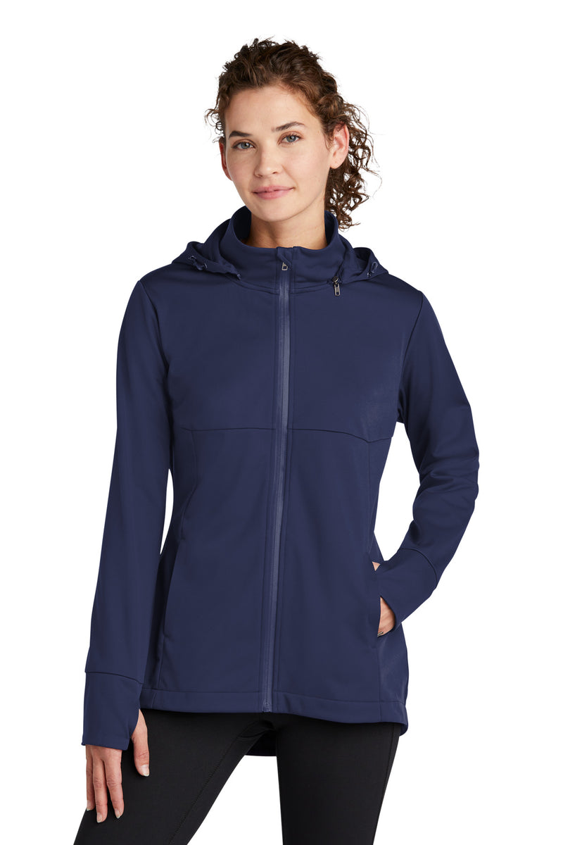 Load image into Gallery viewer, Sport-Tek Women&#39;s Hooded Soft Shell Jacket LST980
