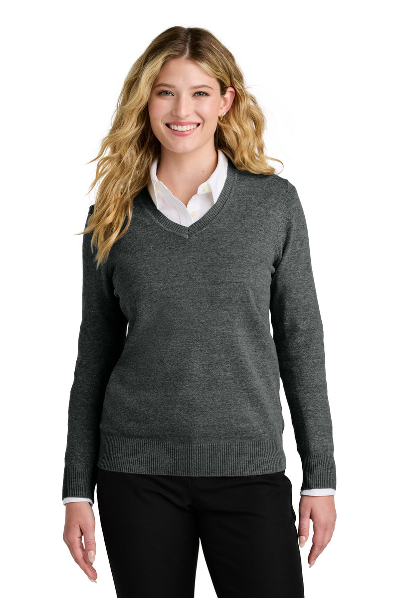 Load image into Gallery viewer, Port Authority Women&#39;s Easy Care V-Neck Sweater LSW2850
