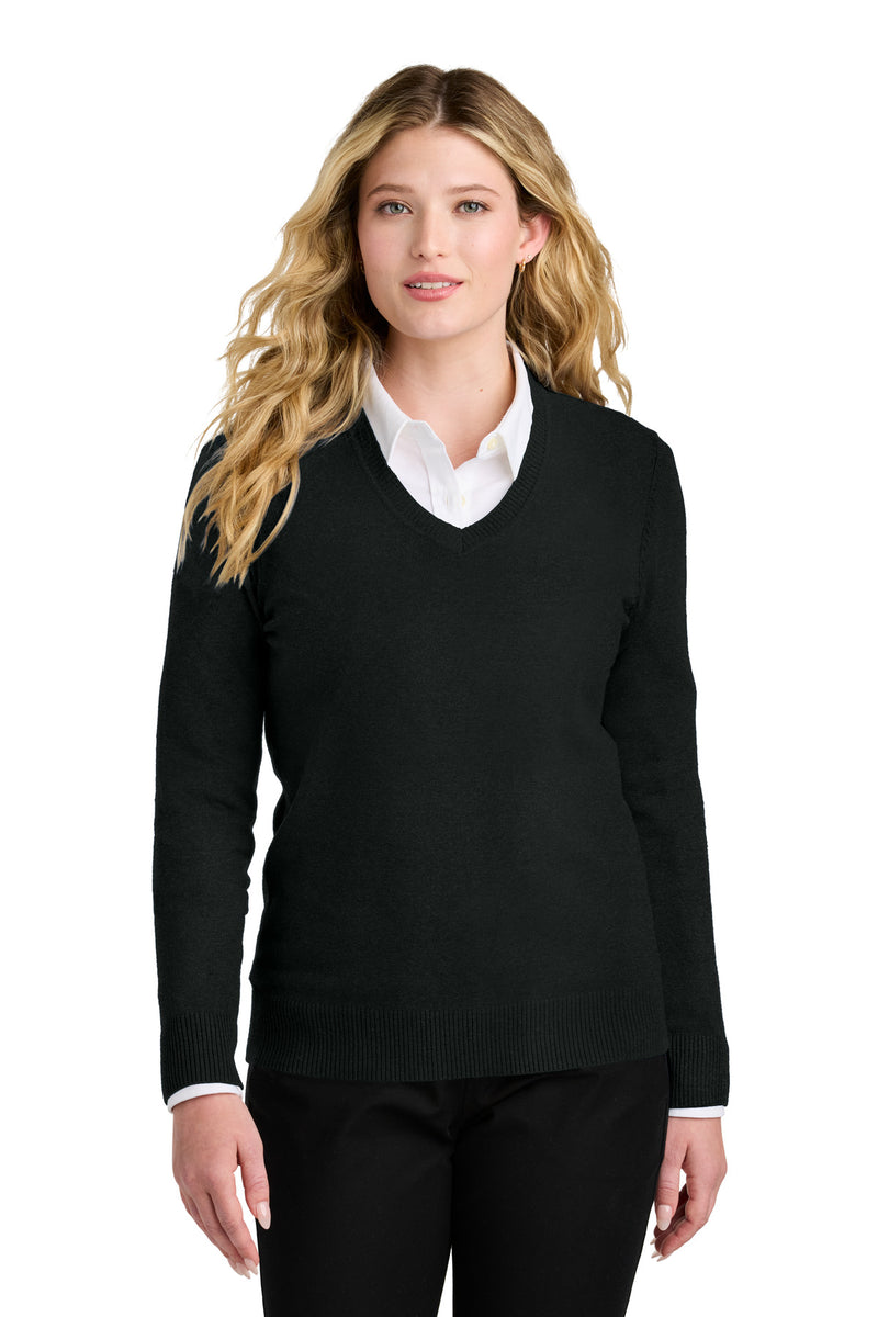 Load image into Gallery viewer, Port Authority Women&#39;s Easy Care V-Neck Sweater LSW2850
