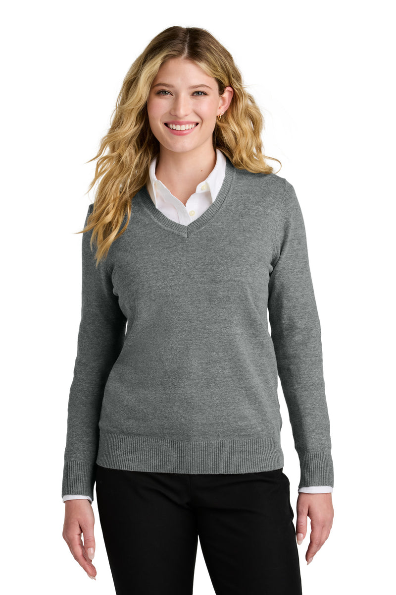 Load image into Gallery viewer, Port Authority Women&#39;s Easy Care V-Neck Sweater LSW2850
