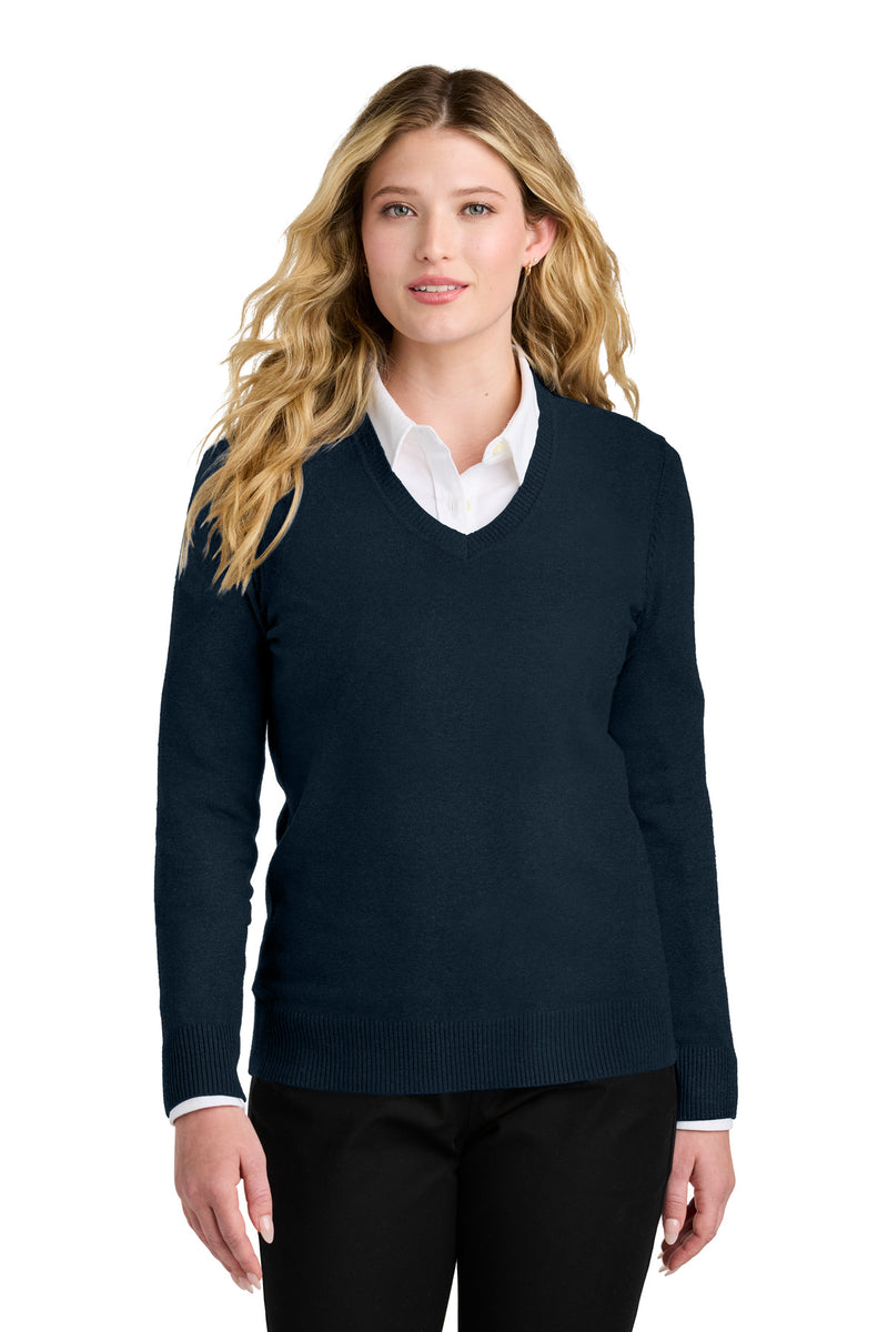 Load image into Gallery viewer, Port Authority Women&#39;s Easy Care V-Neck Sweater LSW2850
