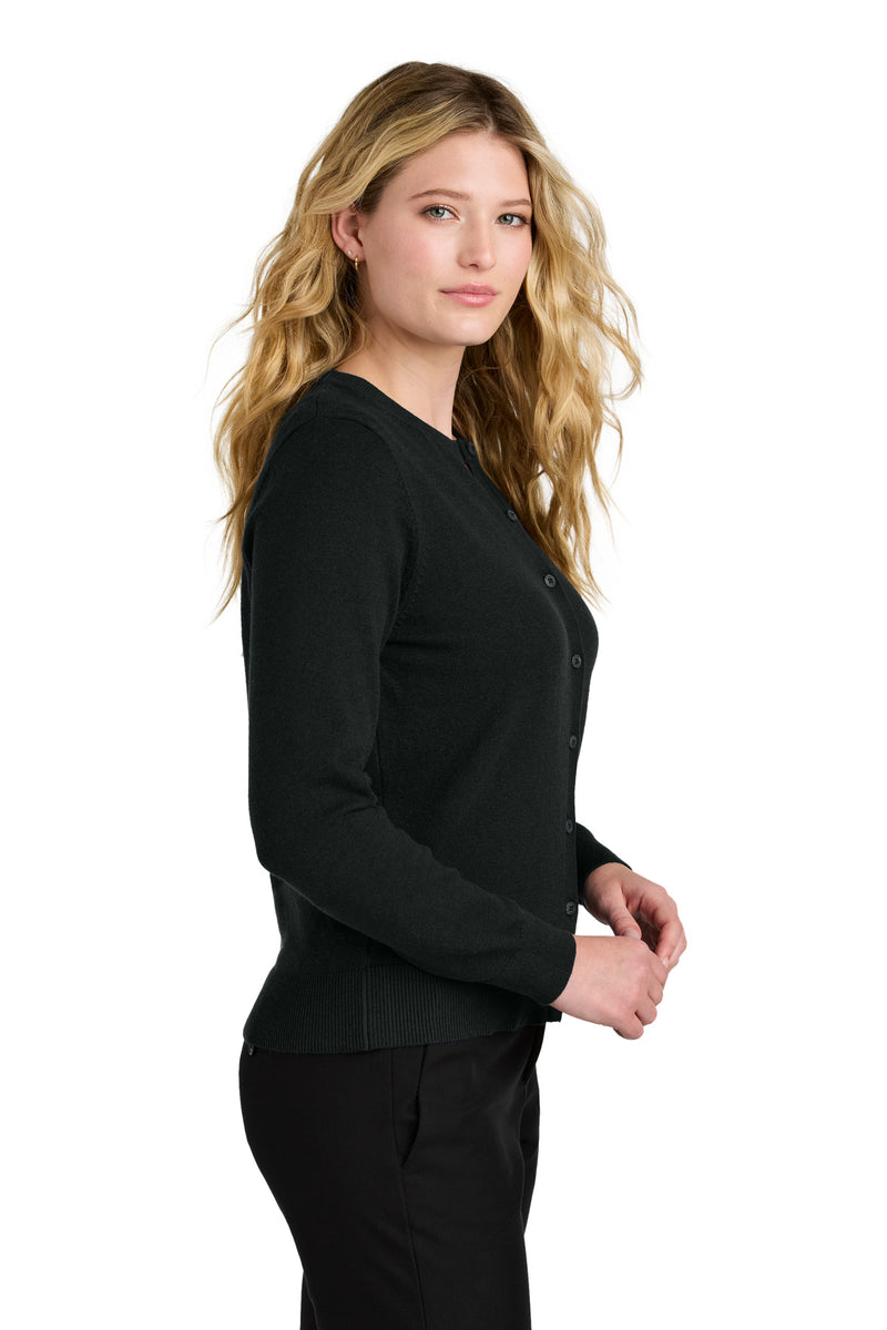 Load image into Gallery viewer, Port Authority Women&#39;s Easy Care Crewneck Cardigan Sweater LSW2870
