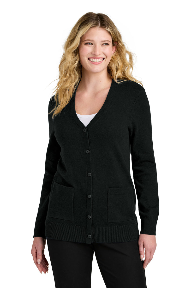 Load image into Gallery viewer, Port Authority Women&#39;s Easy Care Button-Up Cardigan Sweater LSW4150
