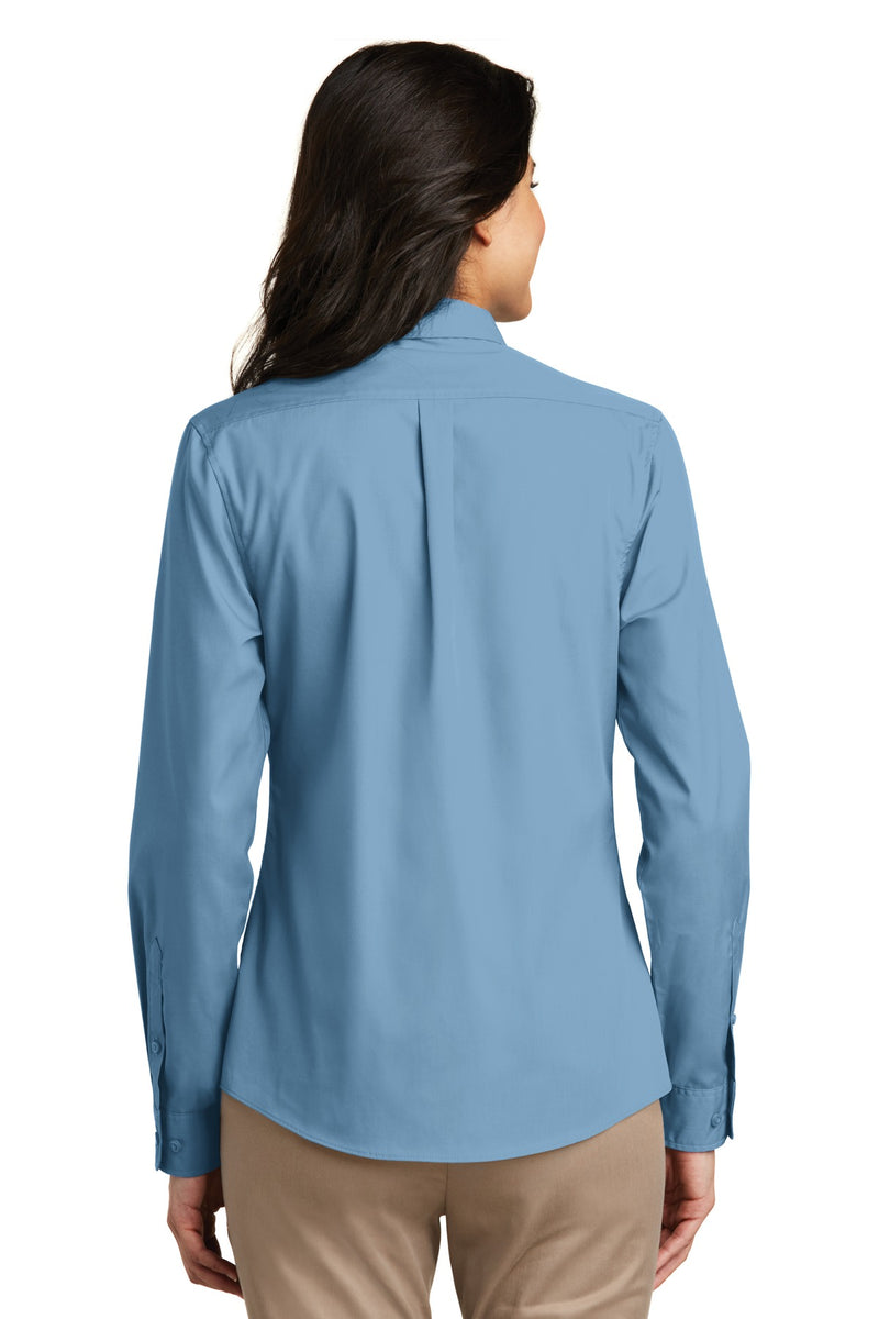 Load image into Gallery viewer, Port Authority Women&#39;s Long Sleeve Carefree Poplin Shirt. LW100
