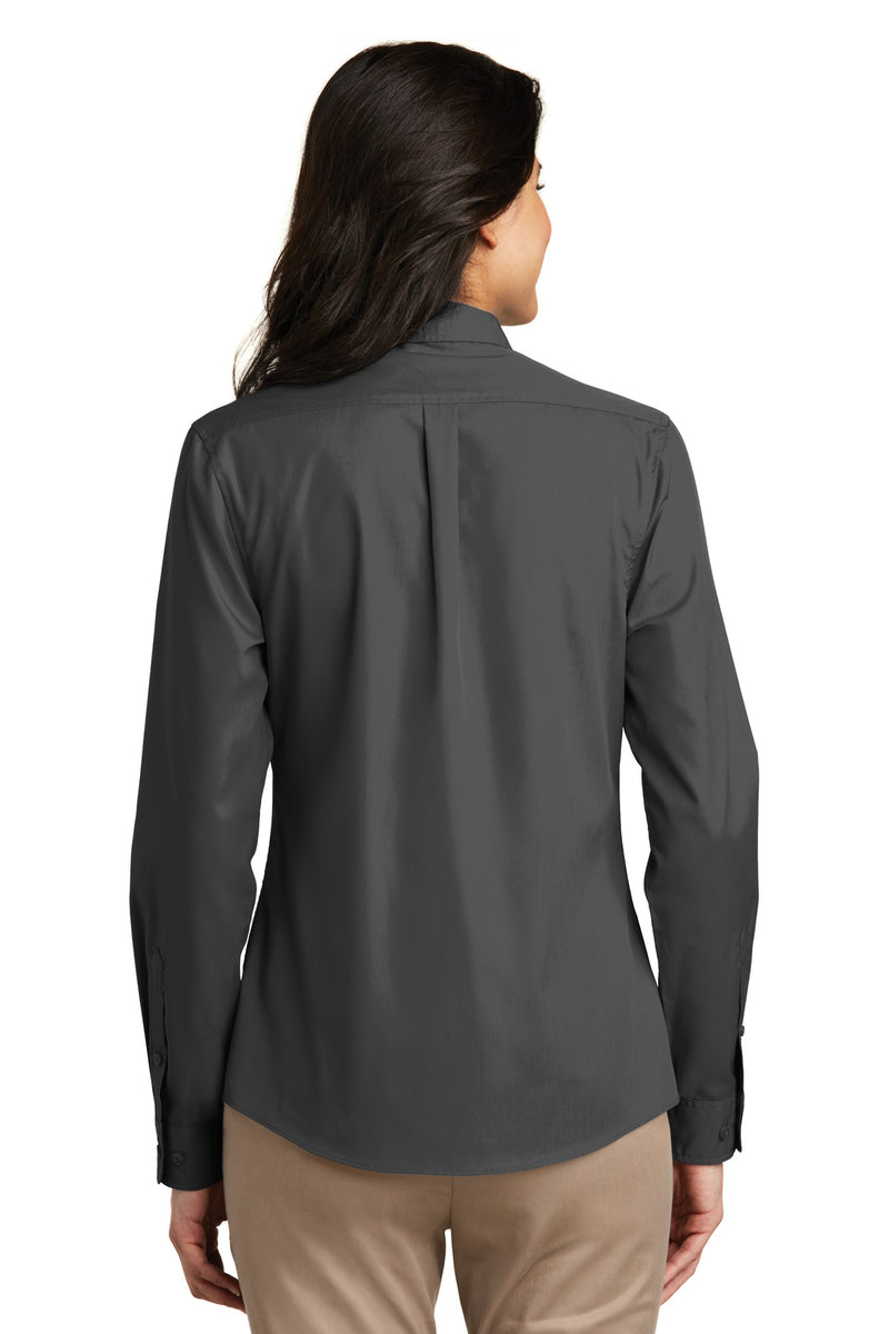 Load image into Gallery viewer, Port Authority Women&#39;s Long Sleeve Carefree Poplin Shirt. LW100
