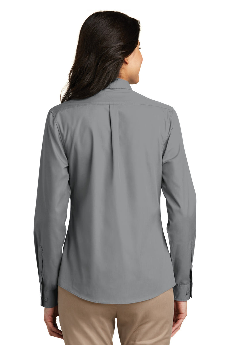 Load image into Gallery viewer, Port Authority Women&#39;s Long Sleeve Carefree Poplin Shirt. LW100
