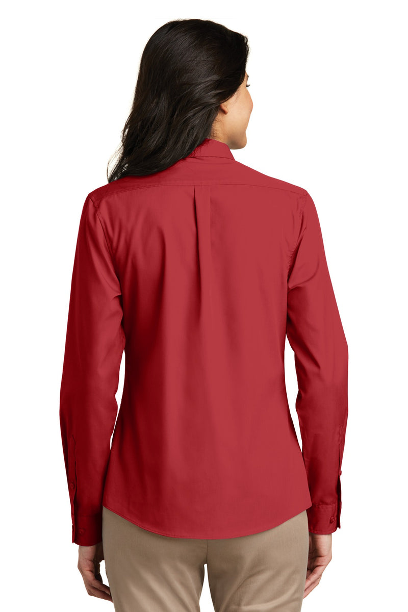 Load image into Gallery viewer, Port Authority Women&#39;s Long Sleeve Carefree Poplin Shirt. LW100

