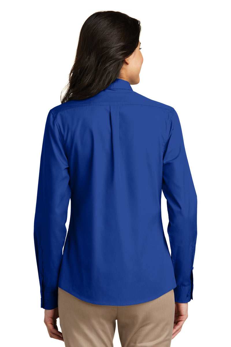 Load image into Gallery viewer, Port Authority Women&#39;s Long Sleeve Carefree Poplin Shirt. LW100
