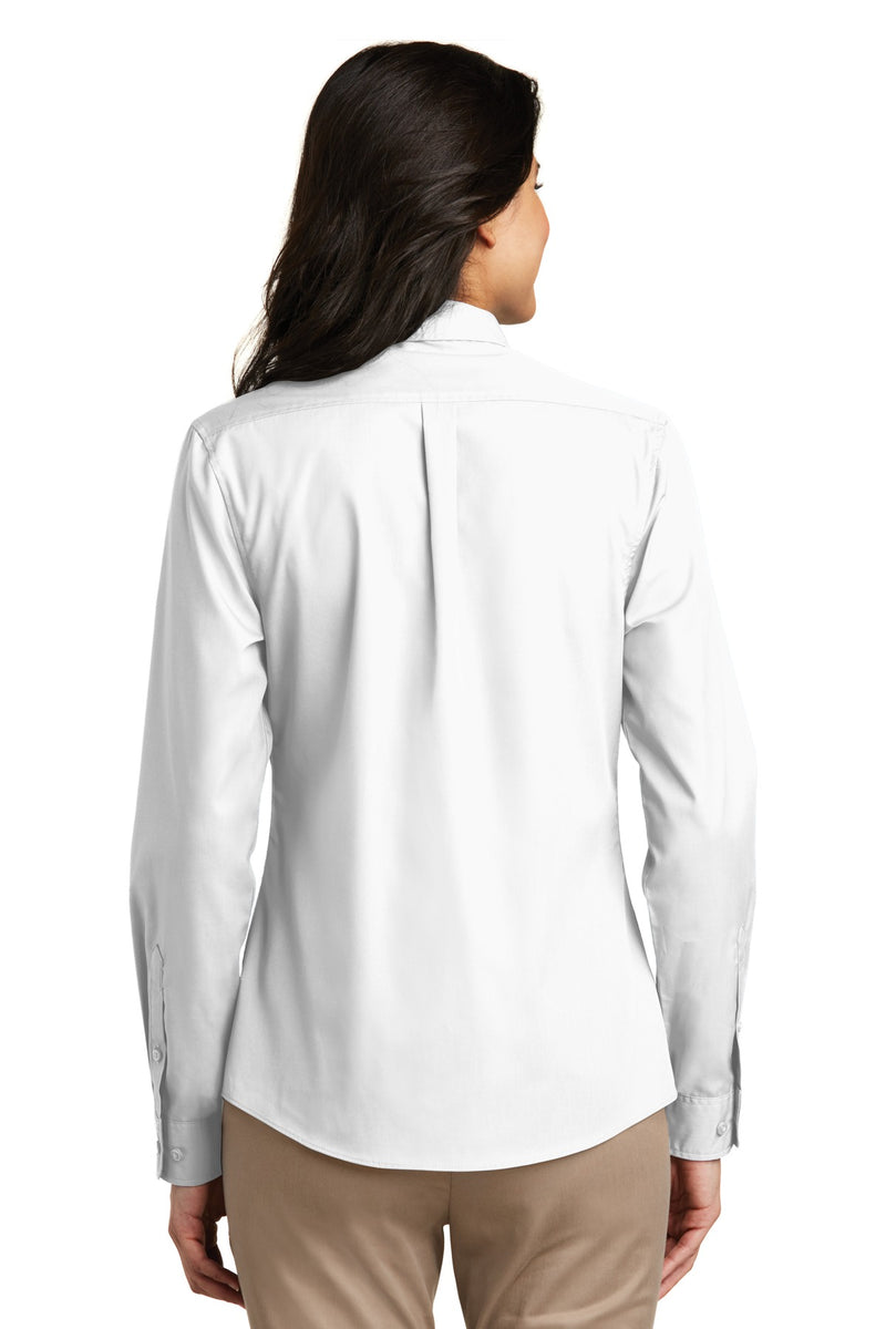 Load image into Gallery viewer, Port Authority Women&#39;s Long Sleeve Carefree Poplin Shirt. LW100
