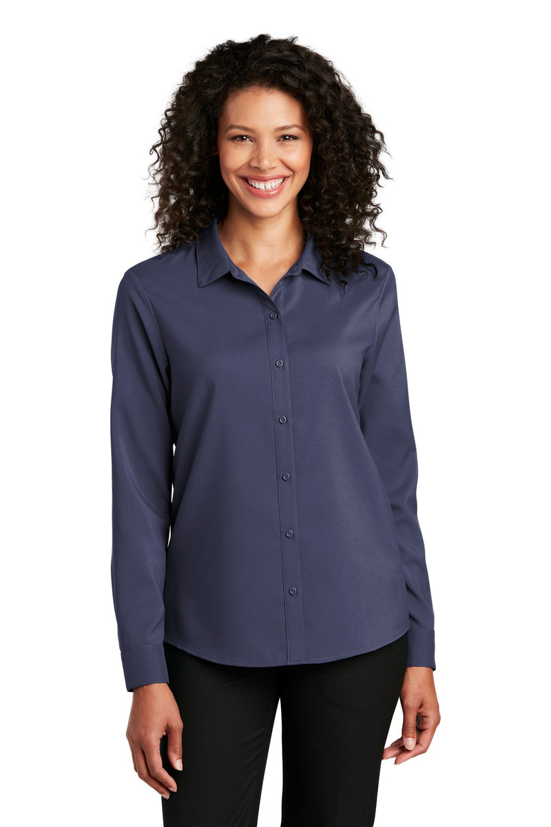 Load image into Gallery viewer, Port Authority Women&#39;s Long Sleeve Performance Staff Shirt LW401
