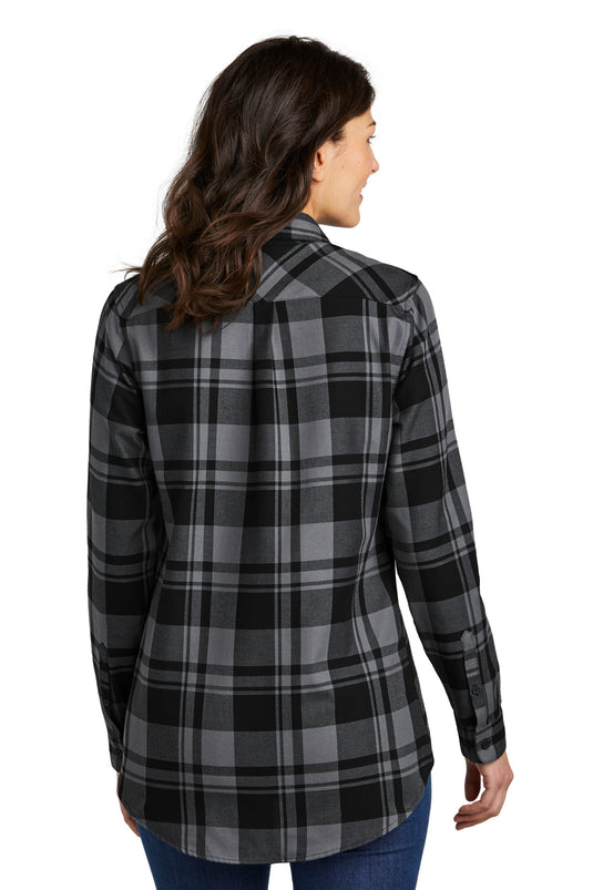 Port Authority Women's Plaid Flannel Tunic . LW668