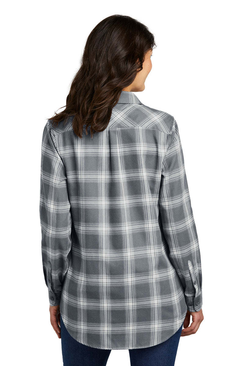 Load image into Gallery viewer, Port Authority Women&#39;s Plaid Flannel Tunic . LW668
