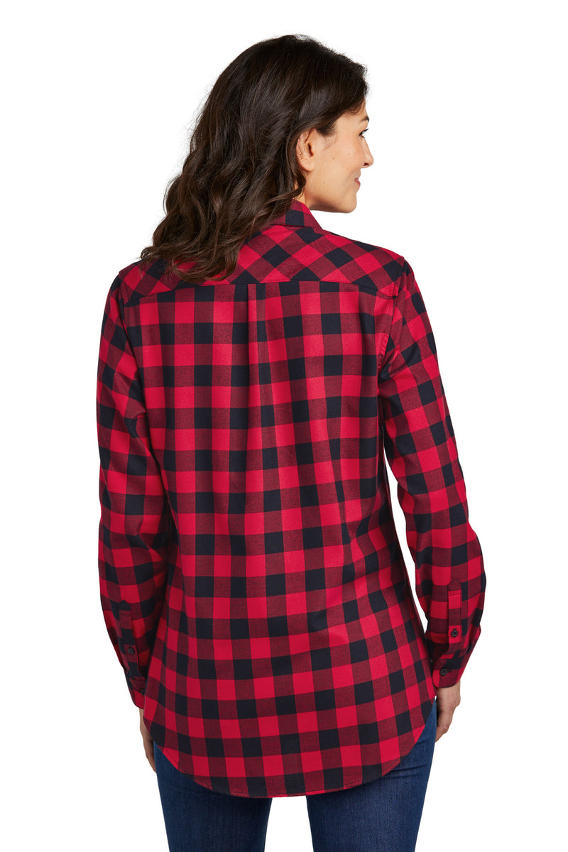 Load image into Gallery viewer, Port Authority Women&#39;s Plaid Flannel Tunic . LW668
