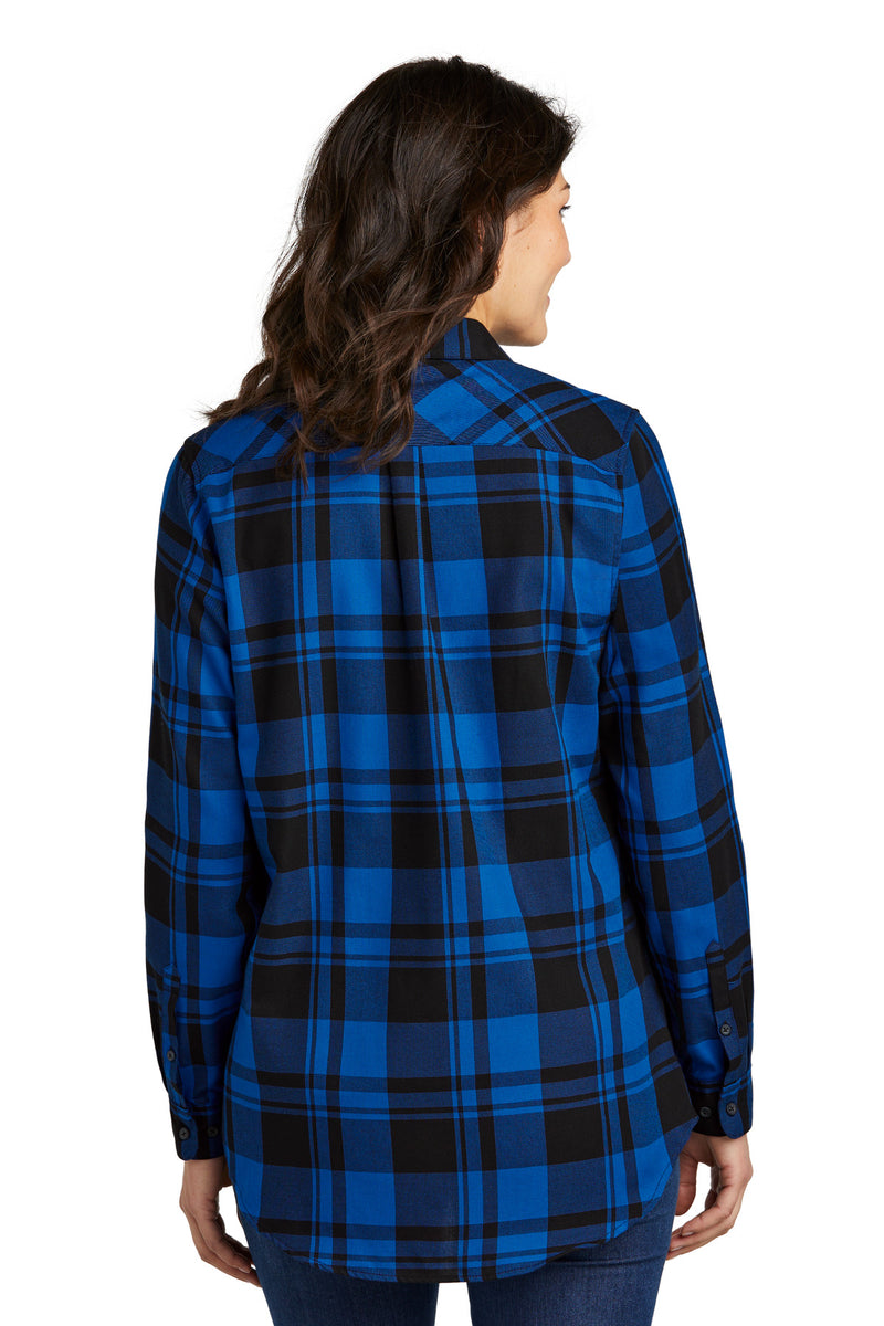 Load image into Gallery viewer, Port Authority Women&#39;s Plaid Flannel Tunic . LW668
