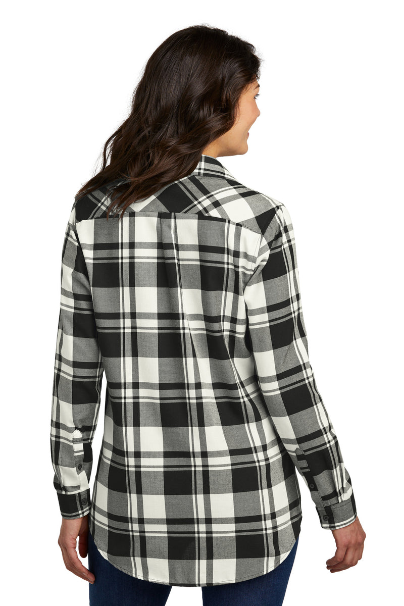 Load image into Gallery viewer, Port Authority Women&#39;s Plaid Flannel Tunic . LW668
