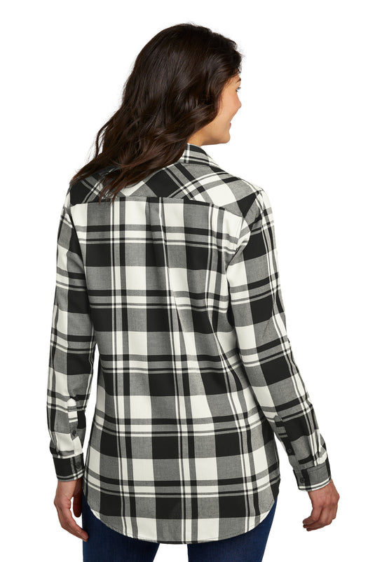 Port Authority Women's Plaid Flannel Tunic . LW668