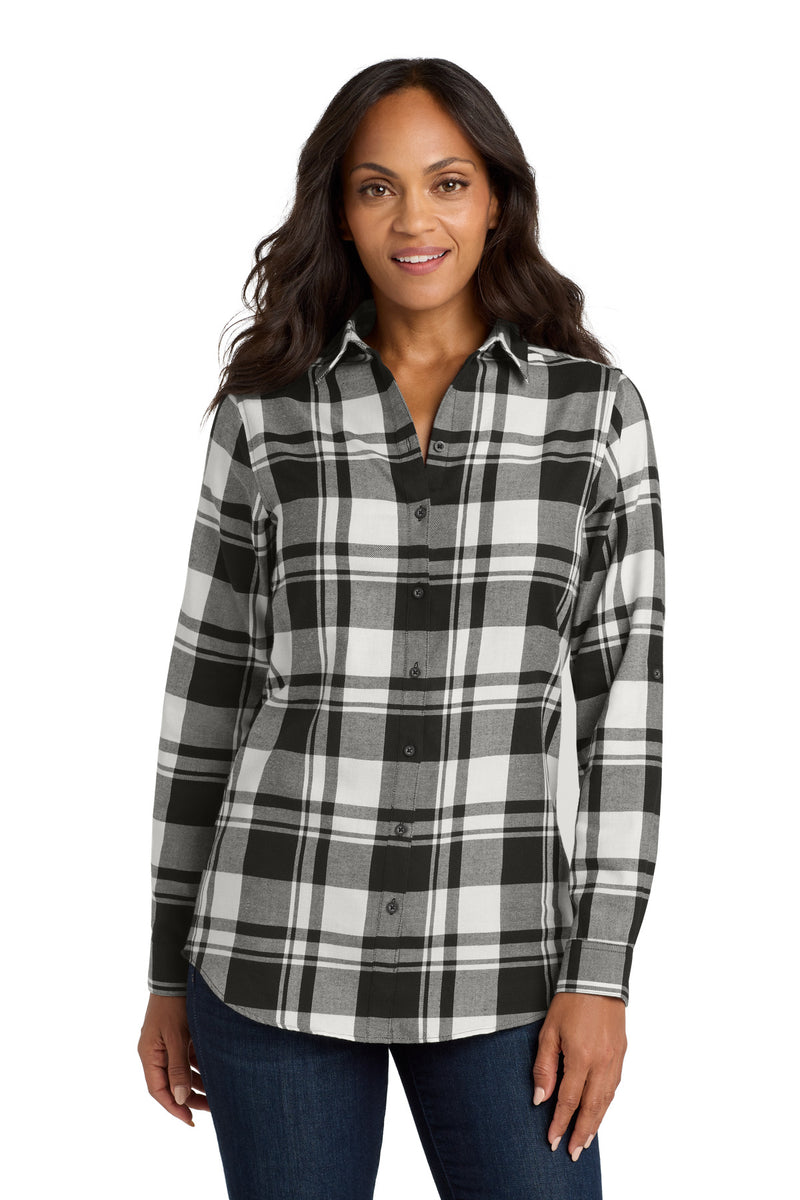 Load image into Gallery viewer, Port Authority Women&#39;s Plaid Flannel Tunic . LW668
