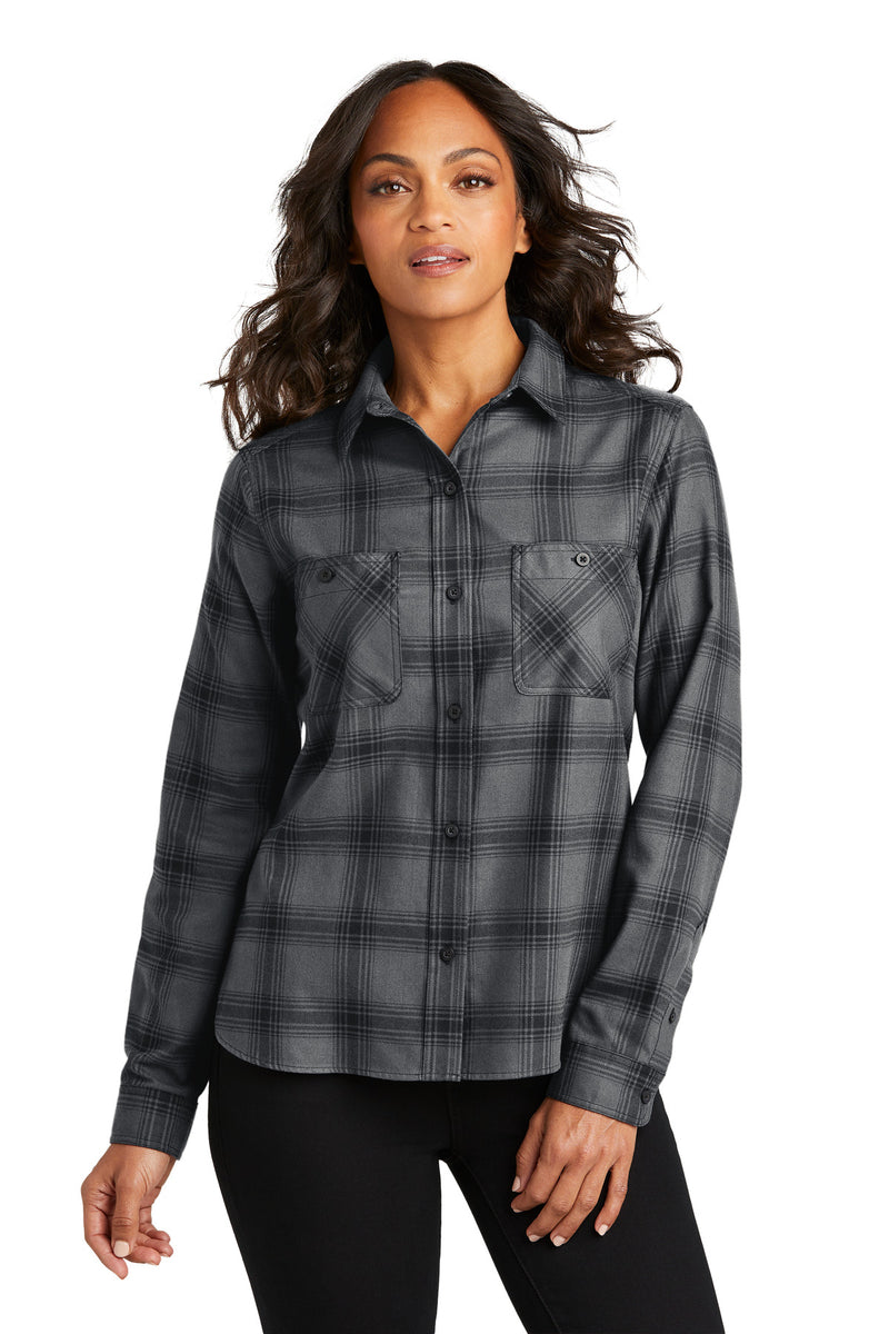 Load image into Gallery viewer, Port Authority Women&#39;s Plaid Flannel Shirt LW669
