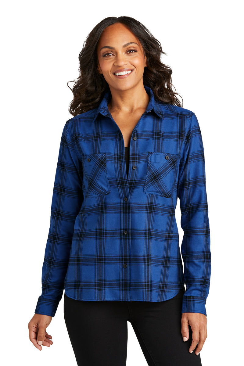 Load image into Gallery viewer, Port Authority Women&#39;s Plaid Flannel Shirt LW669
