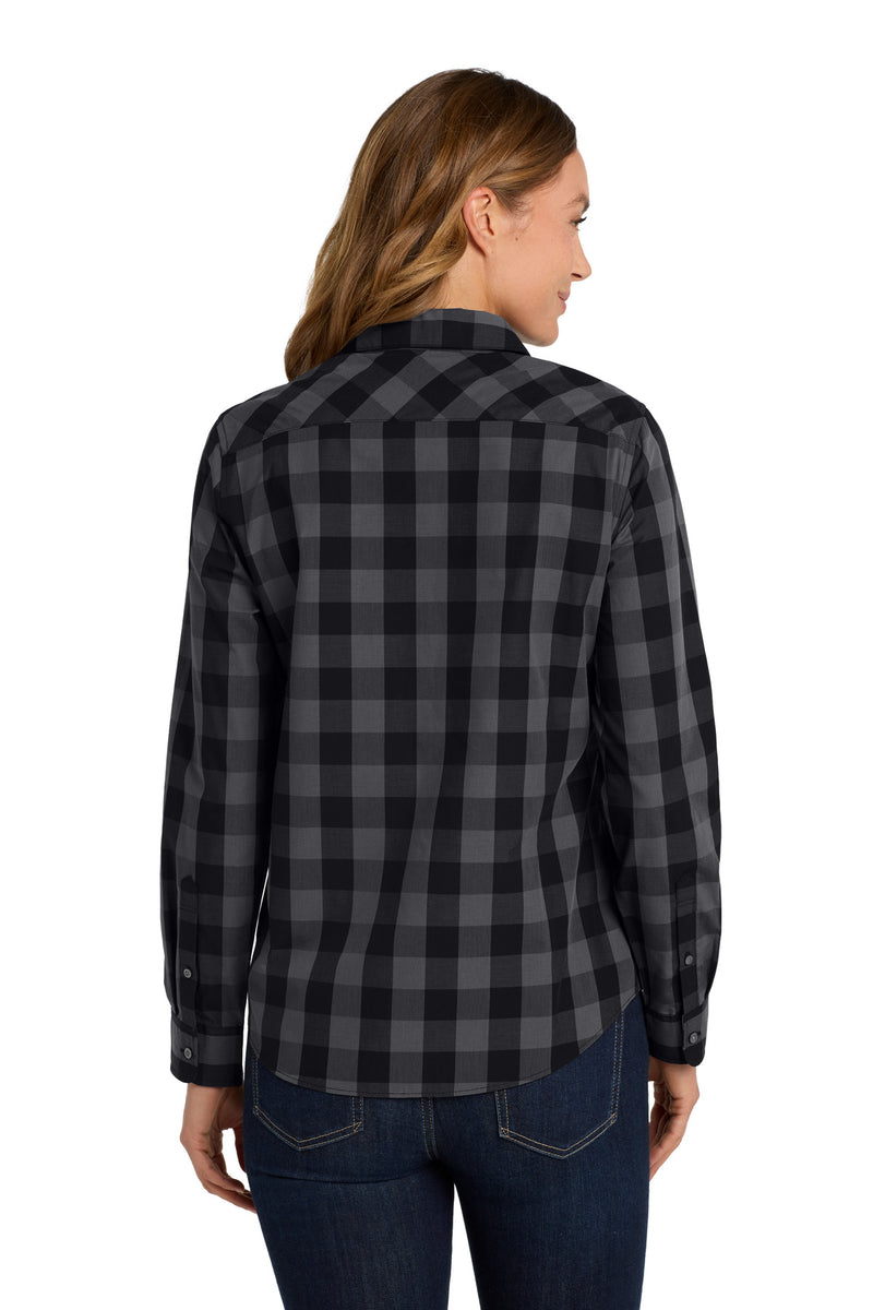 Load image into Gallery viewer, Port Authority Women&#39;s Everyday Plaid Shirt. LW670
