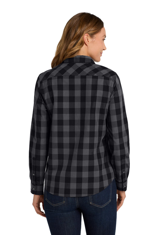 Port Authority Women's Everyday Plaid Shirt. LW670