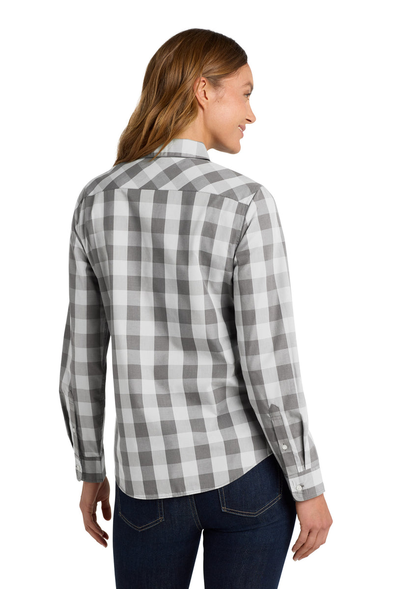 Load image into Gallery viewer, Port Authority Women&#39;s Everyday Plaid Shirt. LW670
