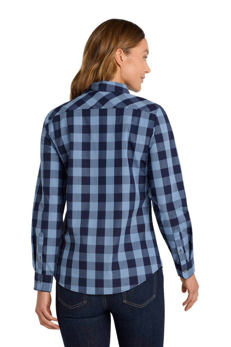 Load image into Gallery viewer, Port Authority Women&#39;s Everyday Plaid Shirt. LW670
