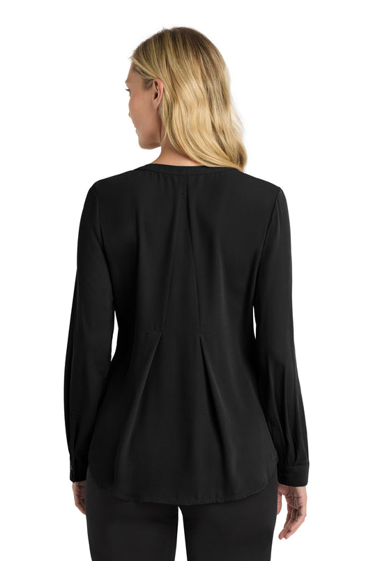 Port Authority Women's Long Sleeve Button-Front Blouse. LW700