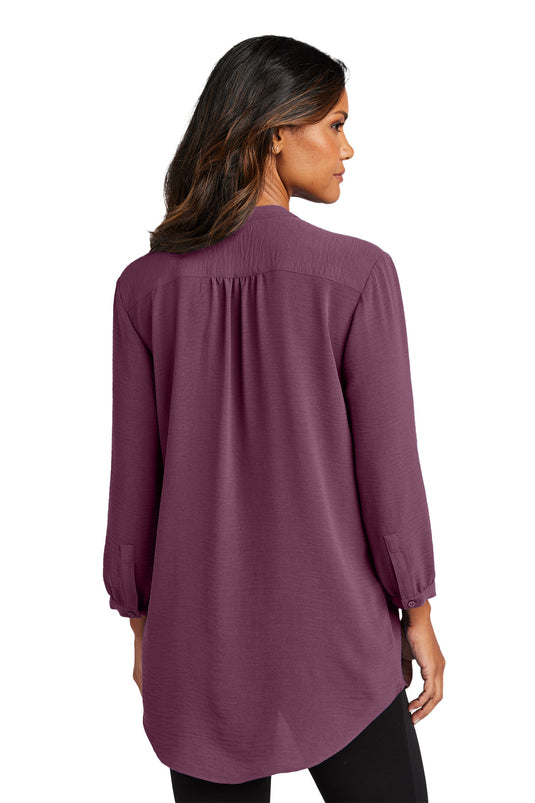 Port Authority Women's 3/4-Sleeve Textured Crepe Tunic LW713