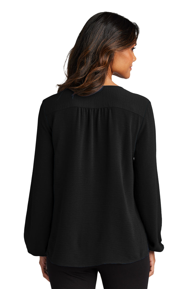 Load image into Gallery viewer, Port Authority Women&#39;s Textured Crepe Blouse LW714
