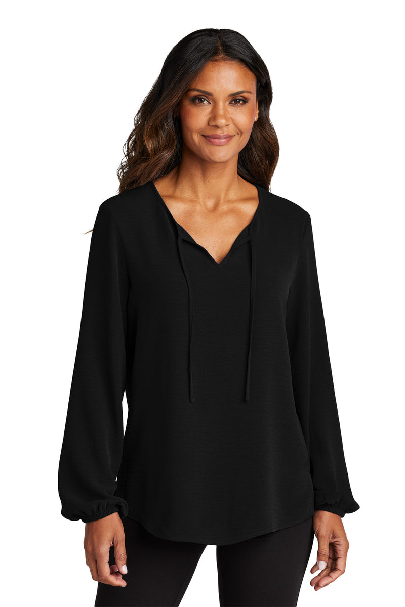 Load image into Gallery viewer, Port Authority Women&#39;s Textured Crepe Blouse LW714
