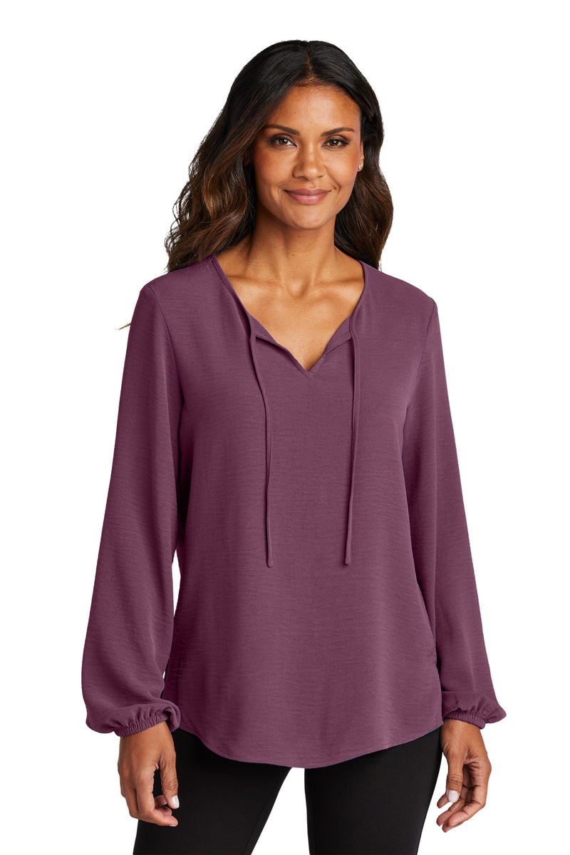 Load image into Gallery viewer, Port Authority Women&#39;s Textured Crepe Blouse LW714
