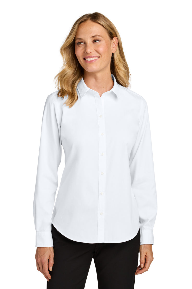 Load image into Gallery viewer, Port Authority Women&#39;s Long Sleeve Nailhead Easy Care Shirt LW816
