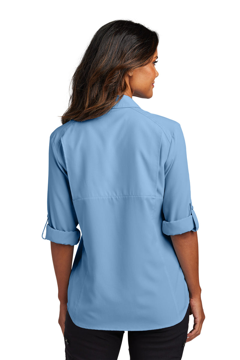 Load image into Gallery viewer, Port Authority Women&#39;s Long Sleeve UV Daybreak Shirt LW960
