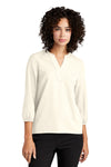 Mercer+Mettle MM2011 | Blouse | Women's Stretch Crepe 3/4-Sleeve