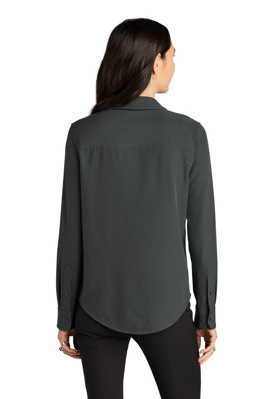 Mercer+Mettle Women's Stretch Crepe Long Sleeve Camp MM2013