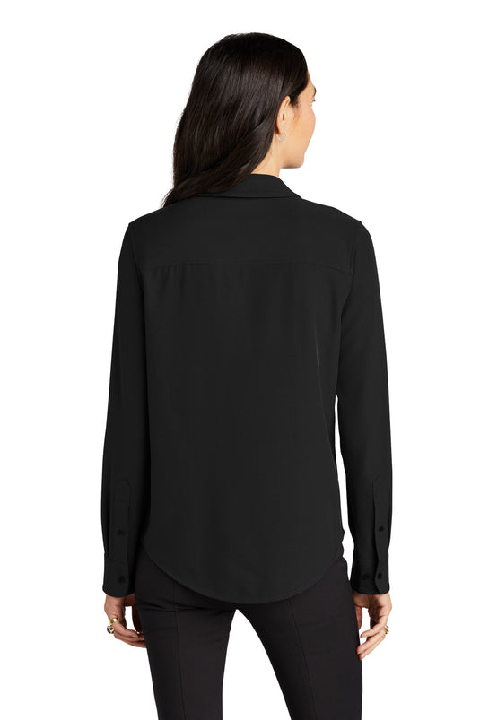Mercer+Mettle Women's Stretch Crepe Long Sleeve Camp MM2013