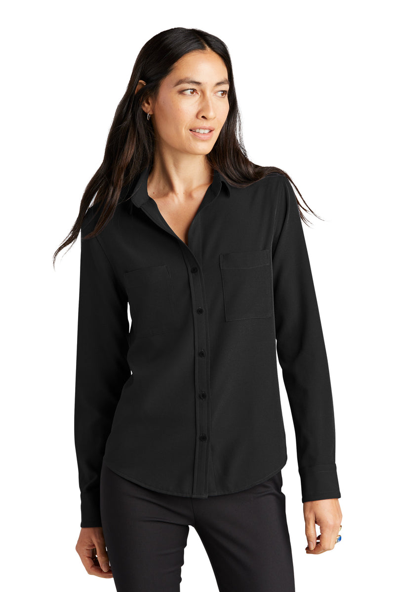 Load image into Gallery viewer, Mercer+Mettle Women&#39;s Stretch Crepe Long Sleeve Camp MM2013
