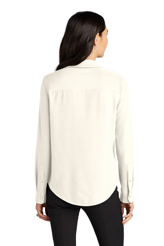 Mercer+Mettle Women's Stretch Crepe Long Sleeve Camp MM2013