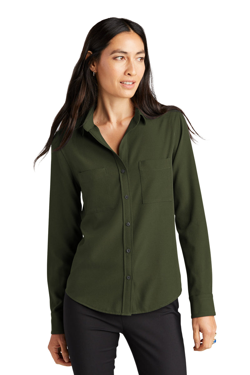 Load image into Gallery viewer, Mercer+Mettle Women&#39;s Stretch Crepe Long Sleeve Camp MM2013
