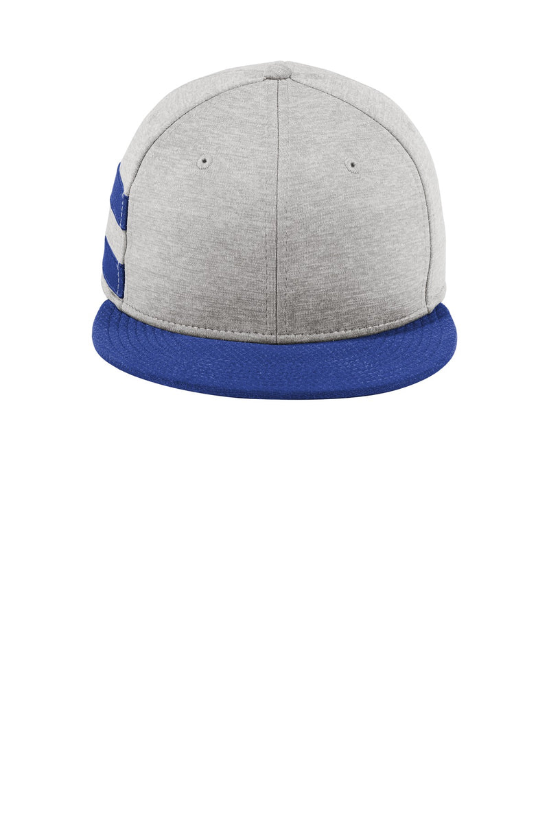 Load image into Gallery viewer, New Era  Shadow Heather Striped Flat Bill Snapback Cap NE408
