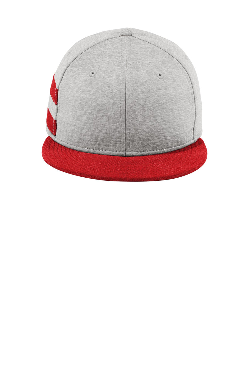 Load image into Gallery viewer, New Era  Shadow Heather Striped Flat Bill Snapback Cap NE408
