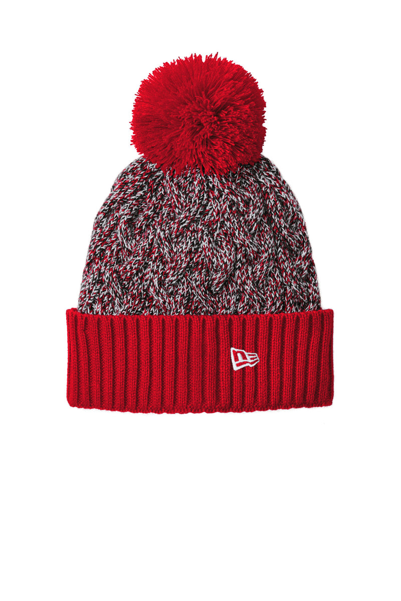 Load image into Gallery viewer, New Era Marled Knit Pom Beanie NE910
