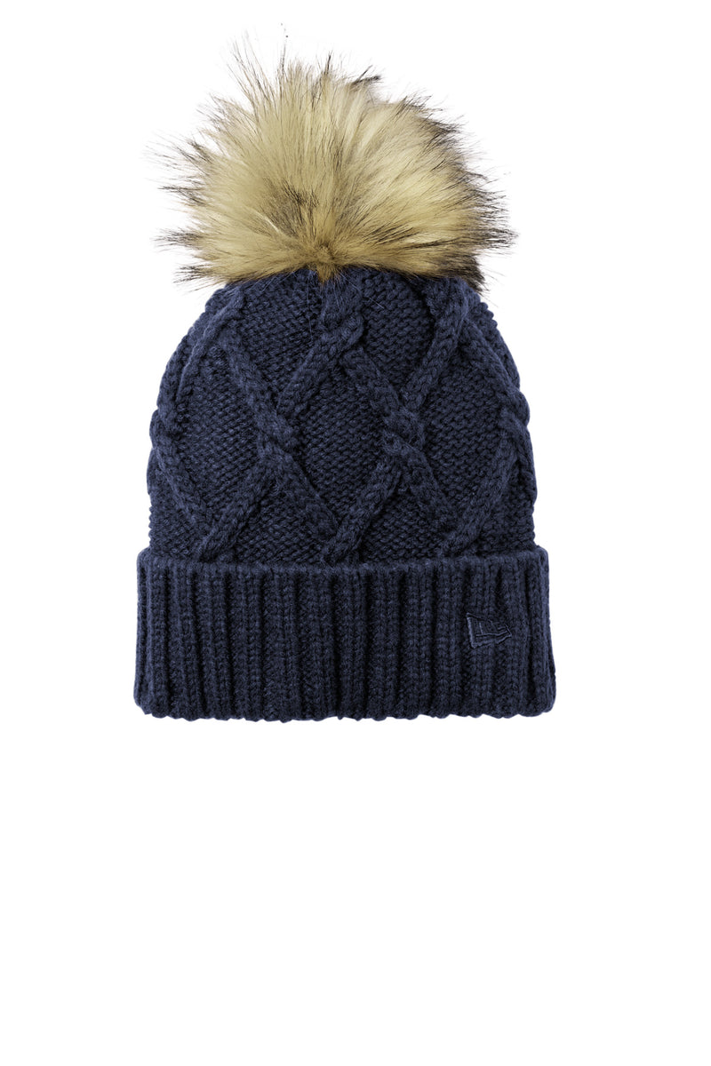 Load image into Gallery viewer, New Era Faux Fur Pom Beanie NE911

