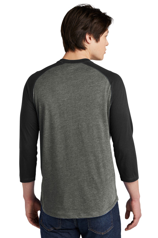 New Era  Heritage Blend 3/4-Sleeve Baseball Raglan Tee. NEA104