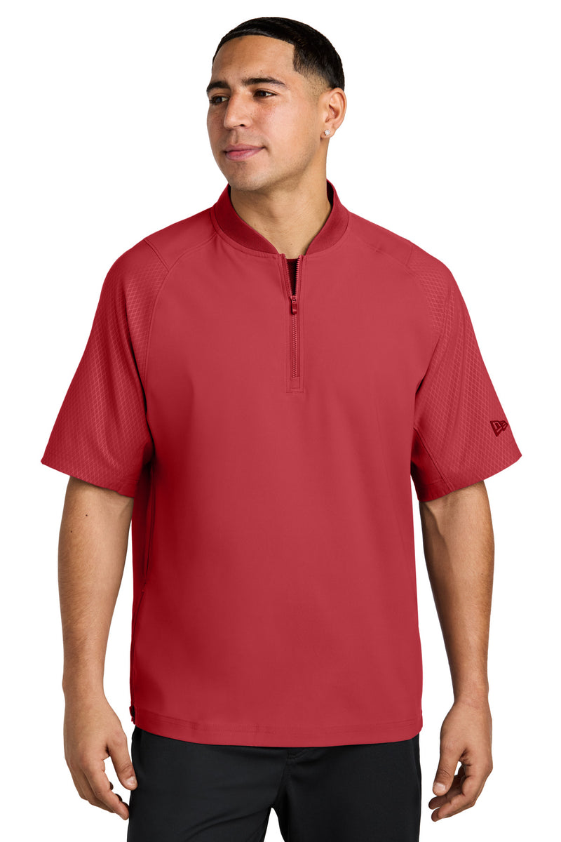 Load image into Gallery viewer, New Era  Cage Short Sleeve 1/4-Zip Jacket. NEA600
