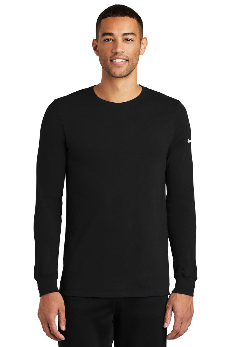 Load image into Gallery viewer, Nike Dri-FIT Cotton/Poly Long Sleeve Tee. NKBQ5230
