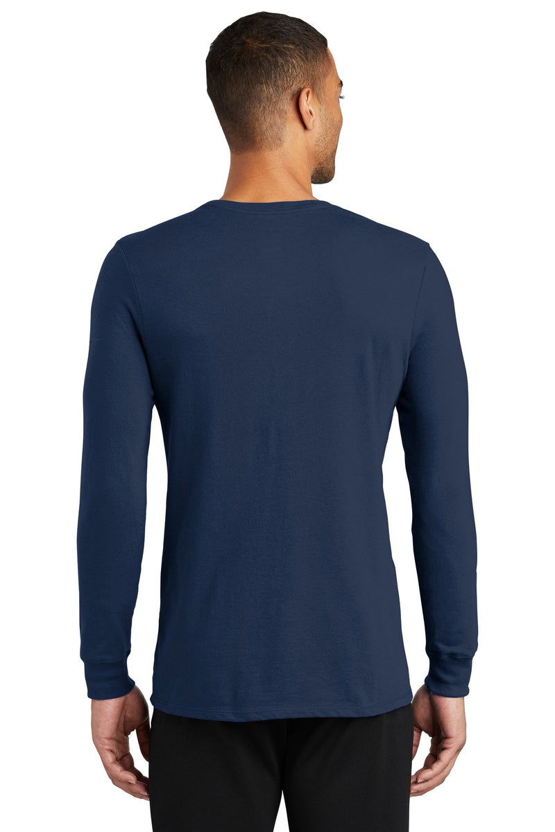 Load image into Gallery viewer, Nike Dri-FIT Cotton/Poly Long Sleeve Tee. NKBQ5230
