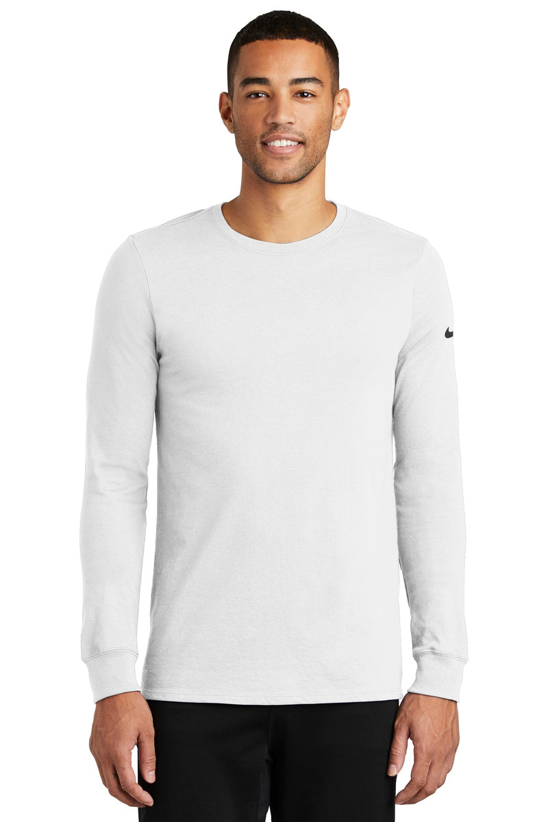 Load image into Gallery viewer, Nike Dri-FIT Cotton/Poly Long Sleeve Tee. NKBQ5230

